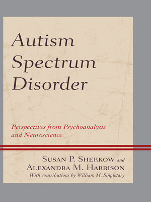 cover image of Autism Spectrum Disorder